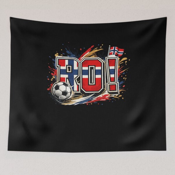 Item preview, Norwegian Flag Soccer Fan Letters designed and sold by Corvoria.