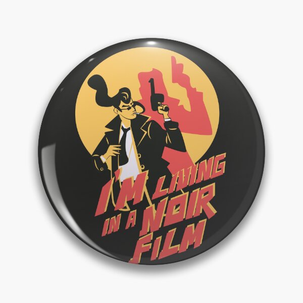 Item preview, I’m Living in a Noir Film Retro Detective Illustration designed and sold by beboplab.
