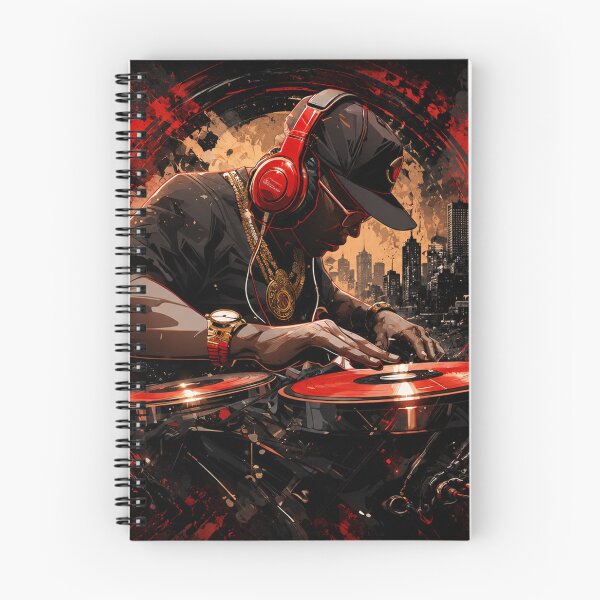 Item preview, Urban DJ Vibes | Hip Hop Turntable Art designed and sold by Fei Long Design Hub.