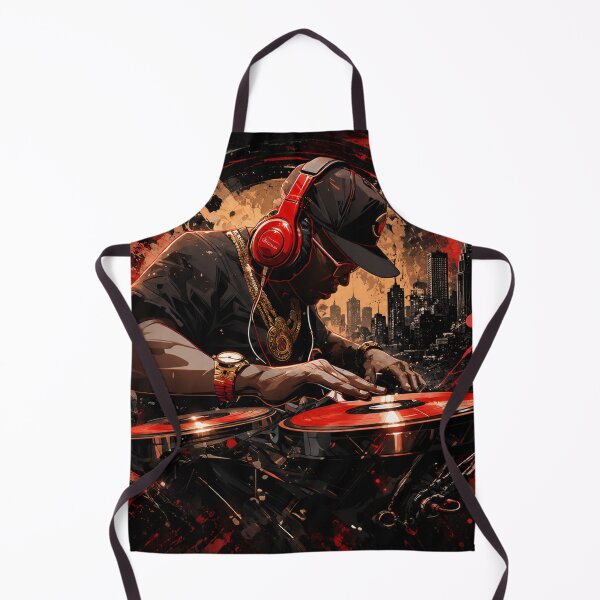 Item preview, Urban DJ Vibes | Hip Hop Turntable Art designed and sold by Fei Long Design Hub.