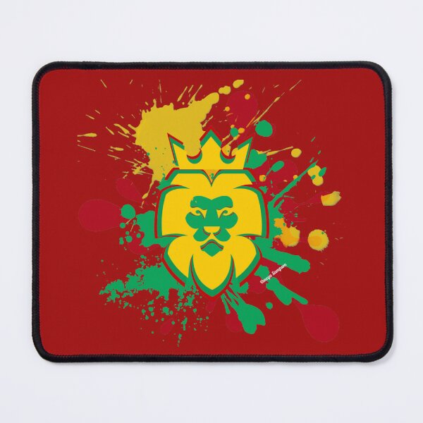 Item preview, Splatter Rasta Lion of Judah designed and sold by artbyomega.