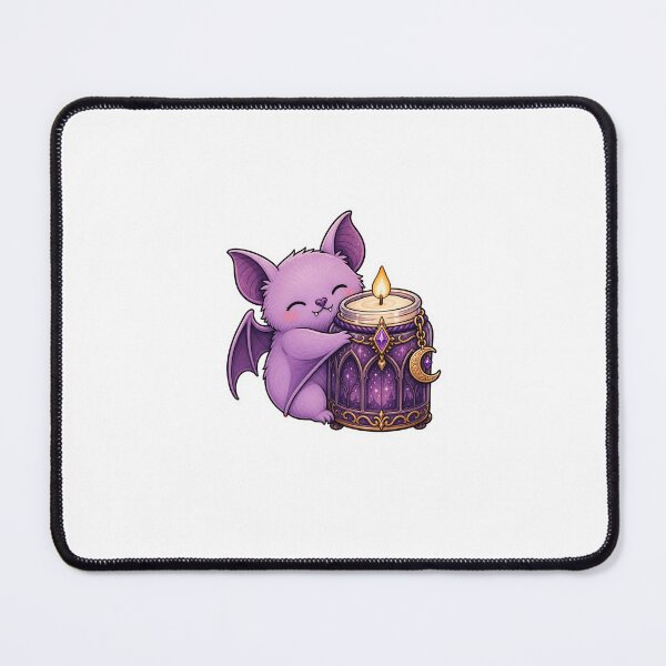 Item preview, Lavender Bat Hugging A Candle Jar designed and sold by The-Art-of-D.