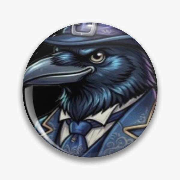 Item preview, Magician Raven with Playing Cards Illustration designed and sold by DailySparks.