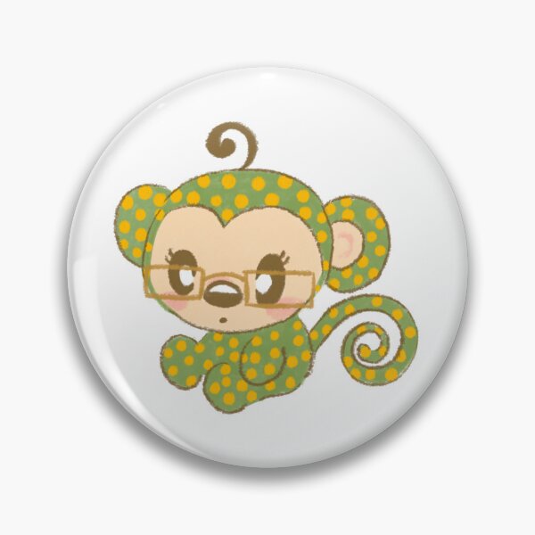 Item preview, green monkey  designed and sold by Zoë Witherspoon.