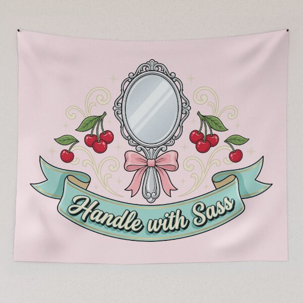 Item preview, Handle with Sass designed and sold by Tantessa.