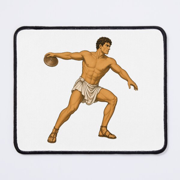 Item preview, Ancient discus thrower Greek design designed and sold by Lyfeinsights.
