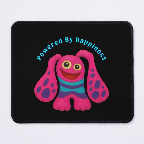 Item preview, Powered By Happiness - Cute Happy Monster designed and sold by PatykArt.