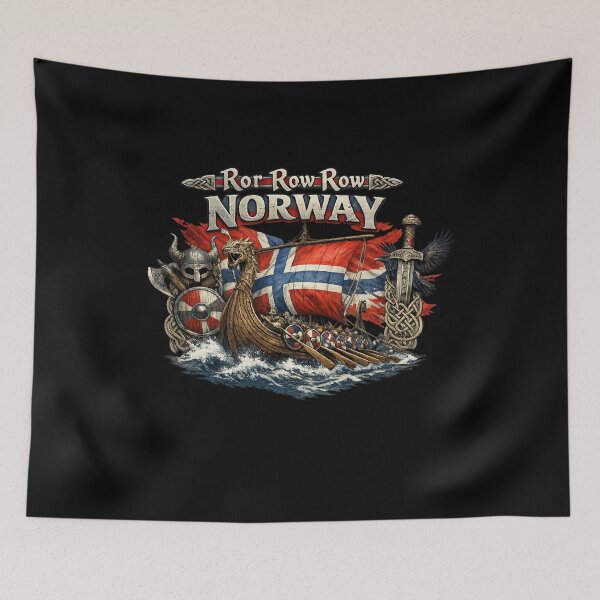 Item preview, Row Row Row Norway Nordic Heritage designed and sold by super-think.