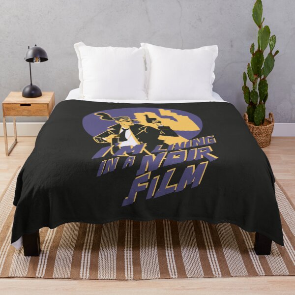 Item preview, I’m Living in a Noir Film Purple Shadow Edition designed and sold by beboplab.