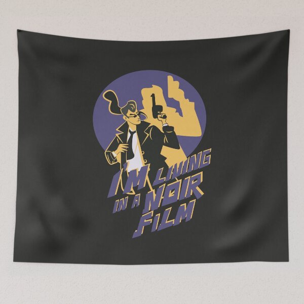 Item preview, I’m Living in a Noir Film Purple Shadow Edition designed and sold by beboplab.