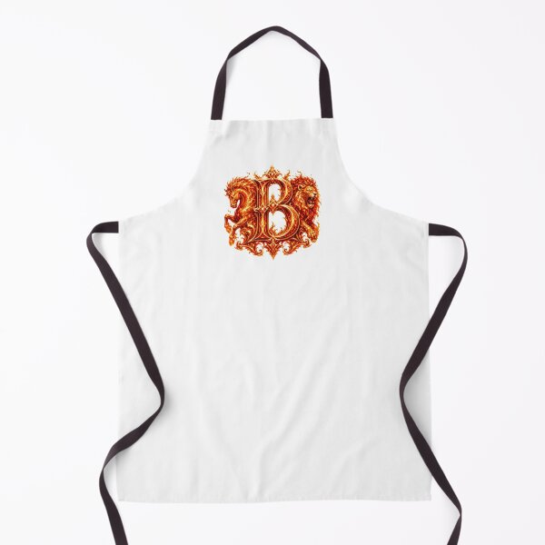 Item preview, Flameborn Zodiac: The Horse-Leo Inferno Letter B designed and sold by BlissBlvdShop.