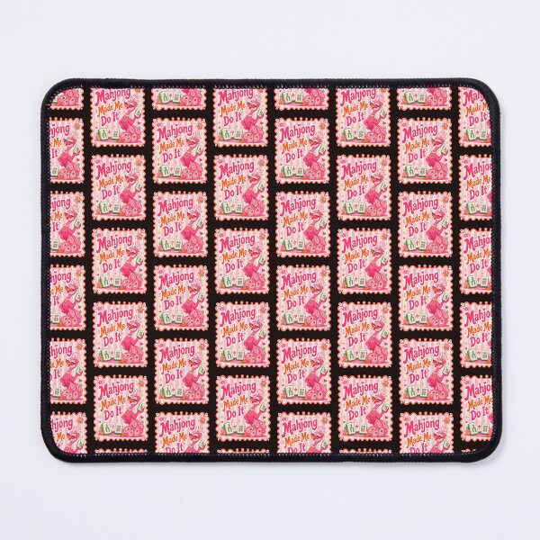 Item preview, Mahjong Made Me Do It Cute Pink Peacock Mahjong Design designed and sold by WHDProduction45.