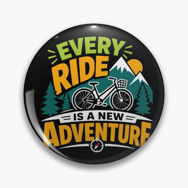 Item preview, Every Ride Is a New Adventure – Mountain Bike & Outdoor Adventure Quote designed and sold by Huddy-clothes.