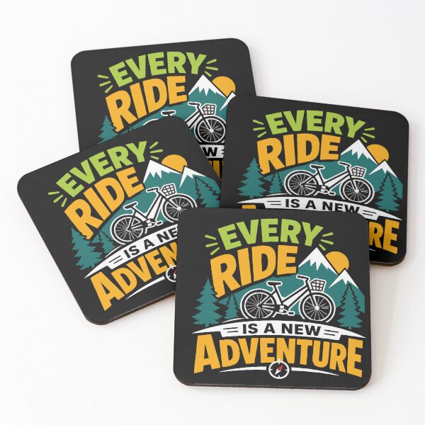 Item preview, Every Ride Is a New Adventure – Mountain Bike & Outdoor Adventure Quote designed and sold by Huddy-clothes.