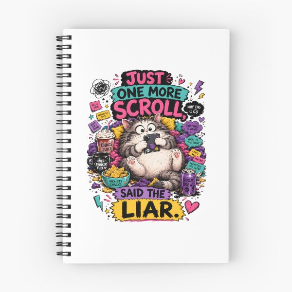 Item preview, Just One More Scroll Cat Design designed and sold by KXDigitalStudio.