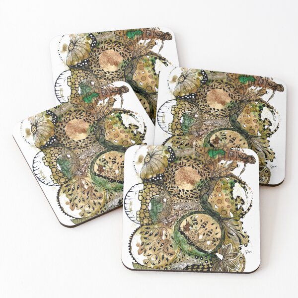 Item preview, Forest Fragments designed and sold by Golden Reverie - Illustrations inspired by nature.