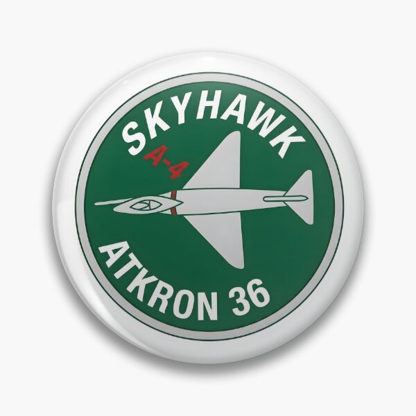 Artikelvorschau, Gedenkaufnäher der US Navy ATKRON 36 A-4 Skyhawk entworfen und verkauft von CharlieDesings.