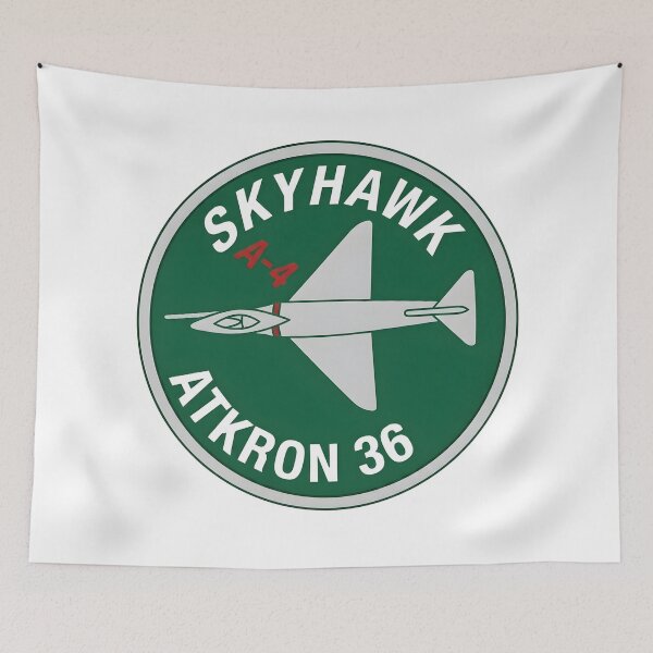 Item preview, US Navy ATKRON 36 A-4 Skyhawk Commemorative Patch designed and sold by CharlieDesings.