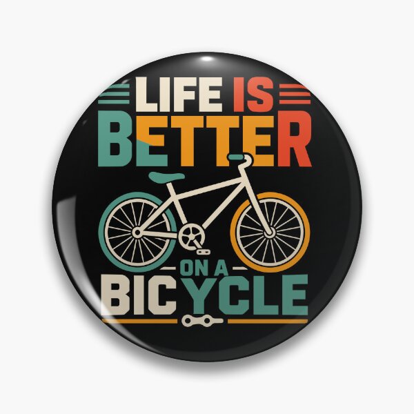 Item preview, Life Is Better on a Bicycle | Vintage Cycling Adventure Quote designed and sold by Huddy-clothes.