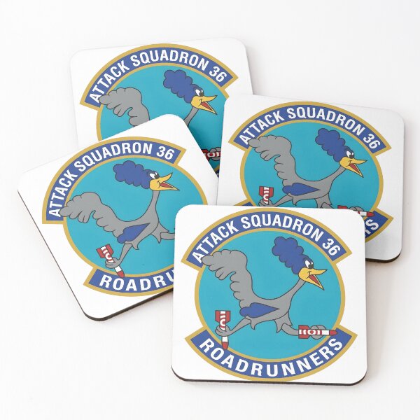 Item preview, US Navy Attack Squadron 36 "Roadrunners" Emblem designed and sold by CharlieDesings.