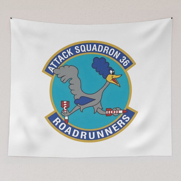 Item preview, US Navy Attack Squadron 36 "Roadrunners" Emblem designed and sold by CharlieDesings.
