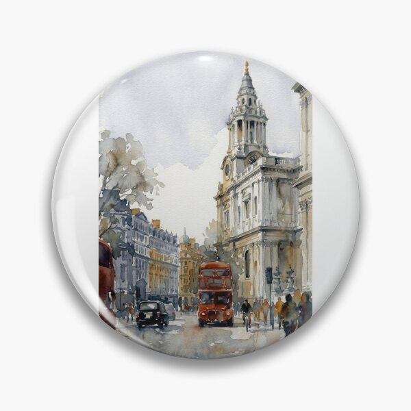 Item preview, St. Paul's Cathedral Bus Scene designed and sold by caracatita75.