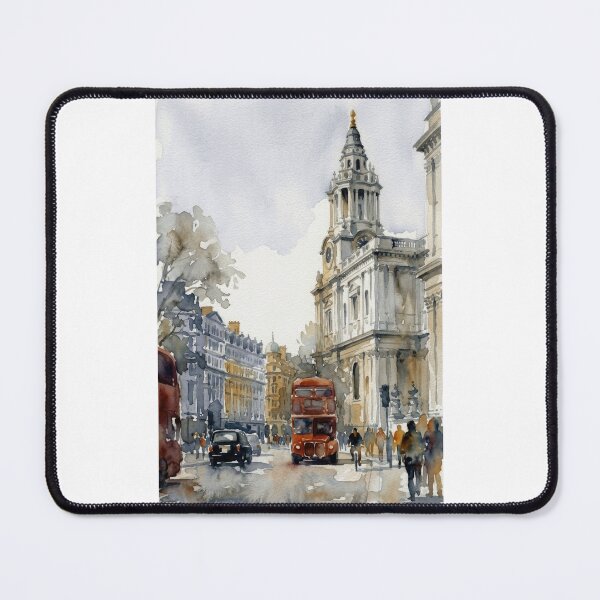 Item preview, St. Paul's Cathedral Bus Scene designed and sold by caracatita75.