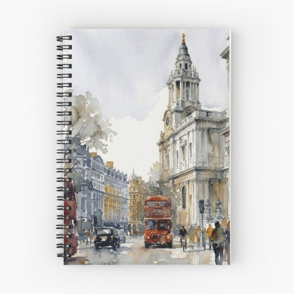 Item preview, St. Paul's Cathedral Bus Scene designed and sold by caracatita75.