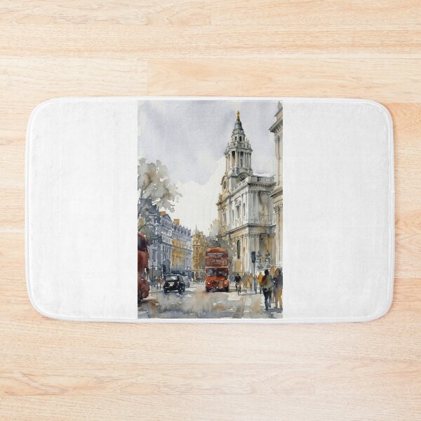 Item preview, St. Paul's Cathedral Bus Scene designed and sold by caracatita75.