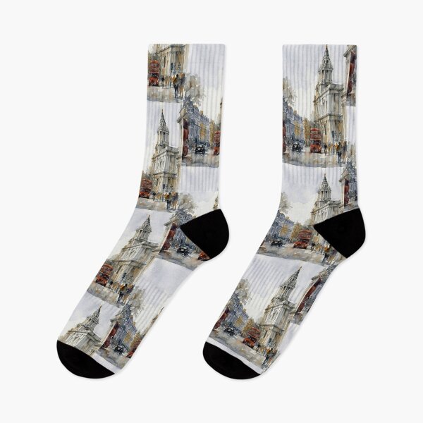 Item preview, St. Paul's Cathedral Bus Scene designed and sold by caracatita75.