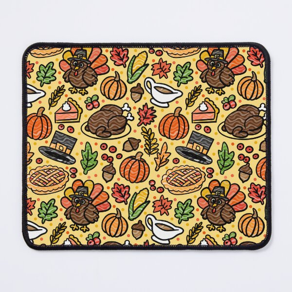 Item preview, Thanksgiving Turkey Dinner Doodle Pattern Fall Holiday designed and sold by CI Creative Design LLC.