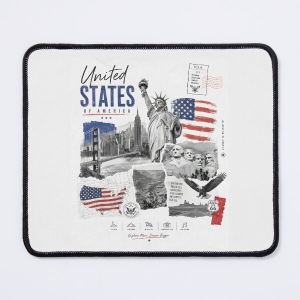 Item preview, United States Minimalist Wall Art designed and sold by AtuqStudio.