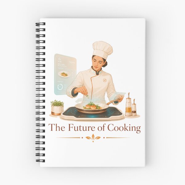 Item preview, The Future of Cooking Female Chef Design designed and sold by House of Rein.