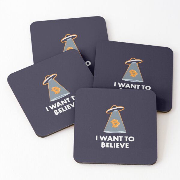 Item preview, I want to believe - BTC edition - UFO designed and sold by bembureda.