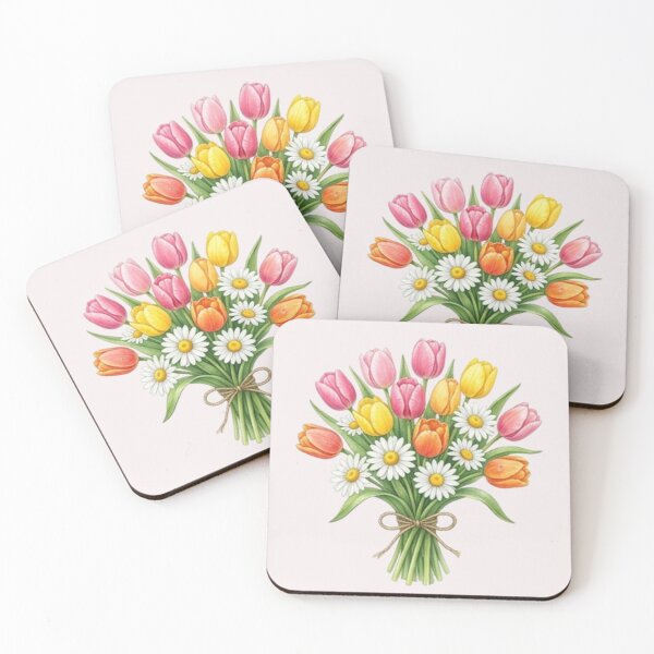 Item preview,  Bouquet of tulips and daisies designed and sold by Galart58.