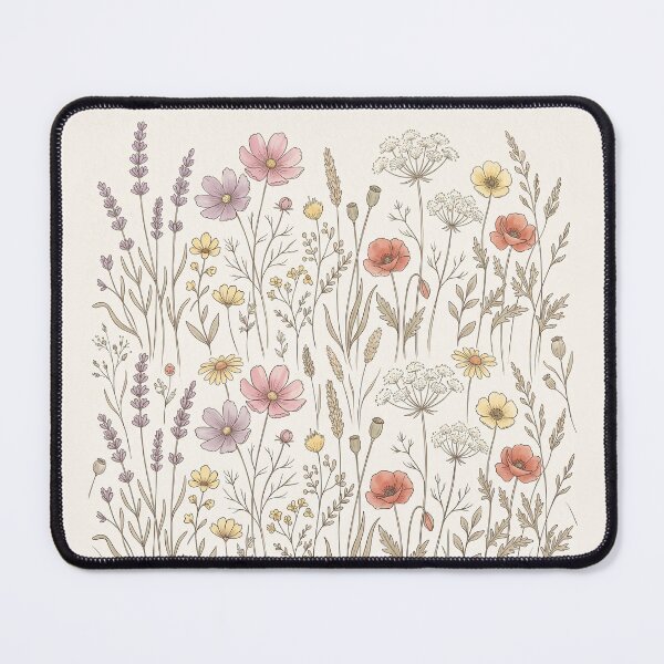 Item preview, Wildflower Meadow Shirt – Minimalist Botanical Watercolor Chest Print Tee designed and sold by DmaarGroup.