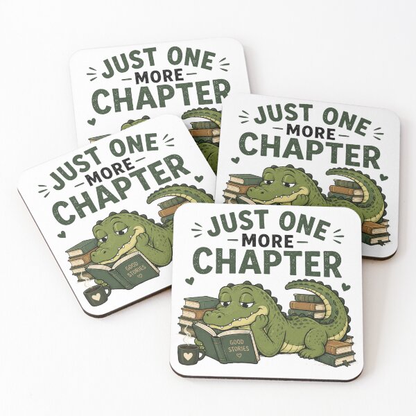 Item preview, Alligator Reading Just One More Chapter Funny Book Lover designed and sold by AMICO77.