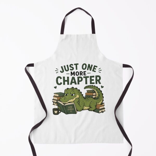 Item preview, Alligator Reading Just One More Chapter Funny Book Lover designed and sold by AMICO77.
