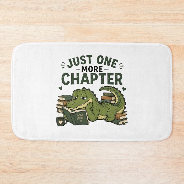 Item preview, Alligator Reading Just One More Chapter Funny Book Lover designed and sold by AMICO77.
