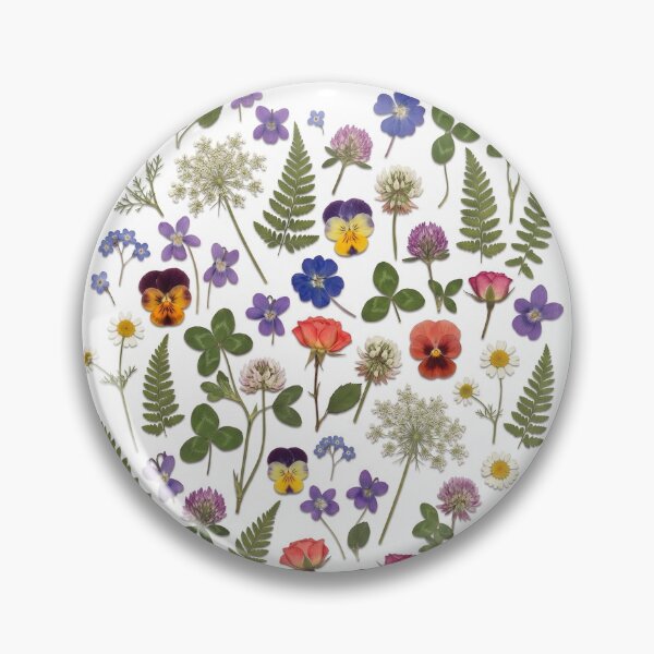 Item preview, Pressed Flower Shirt – All Over Botanical Wildflower Vintage Art Print Tee designed and sold by DmaarGroup.