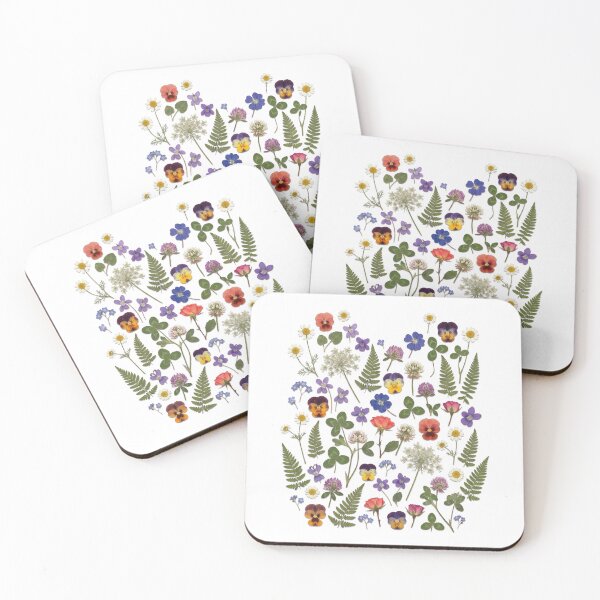 Item preview, Pressed Flower Shirt – All Over Botanical Wildflower Vintage Art Print Tee designed and sold by DmaarGroup.