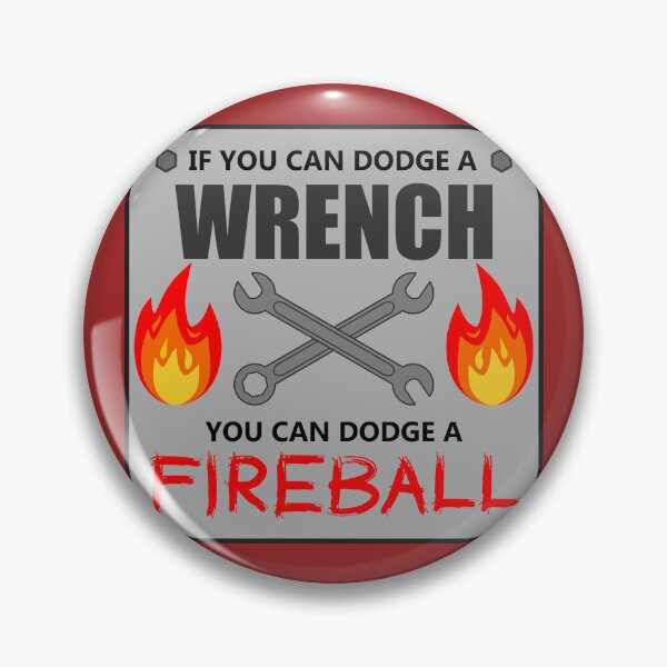 Item preview, Dodge a Fireball designed and sold by MysticMetalwork.