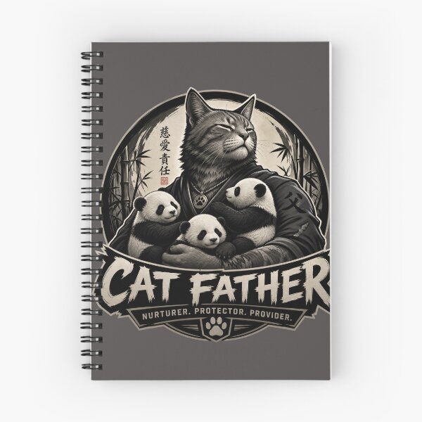 Item preview, panda/cat father designed and sold by @jon.