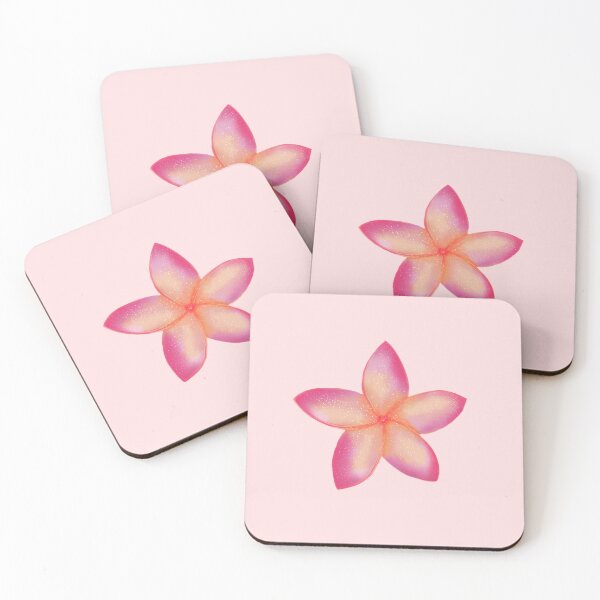 Item preview, Vibrant Pink Plumeria Tropical Frangipani Flower designed and sold by Pop & Punch.