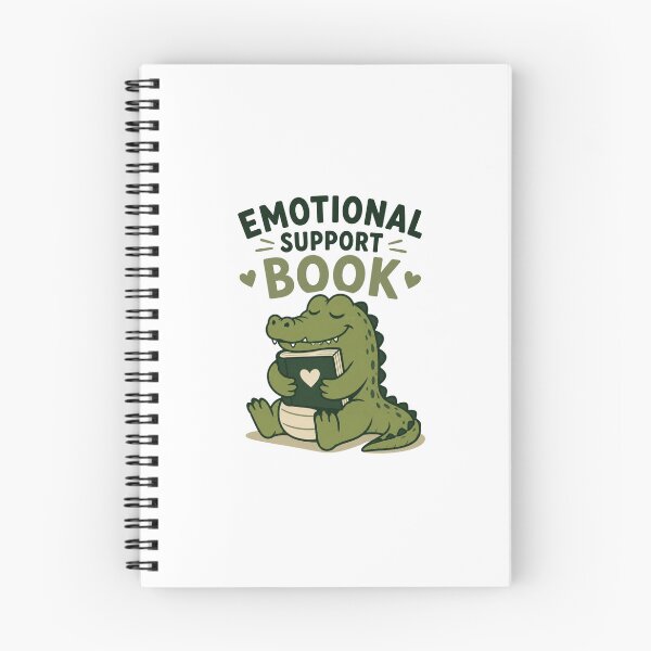 Item preview, Alligator Reading Emotional Support Book Cute Book Lover Design designed and sold by AMICO77.