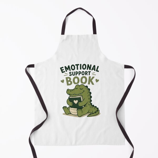Item preview, Alligator Reading Emotional Support Book Cute Book Lover Design designed and sold by AMICO77.