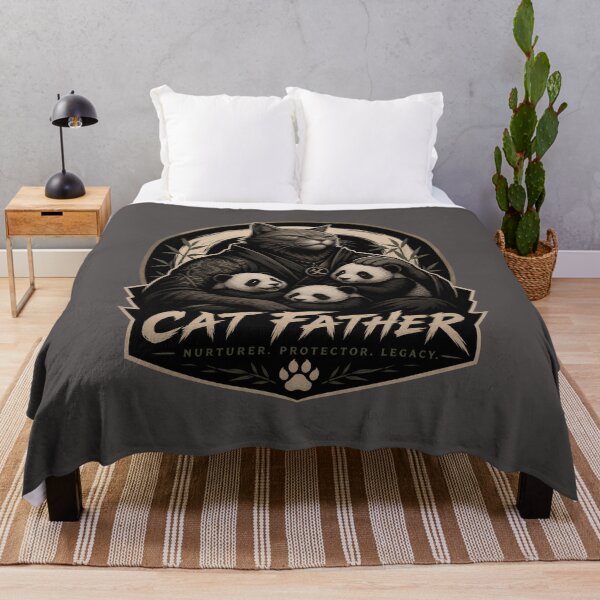 Item preview, panda/cat father designed and sold by @jon.