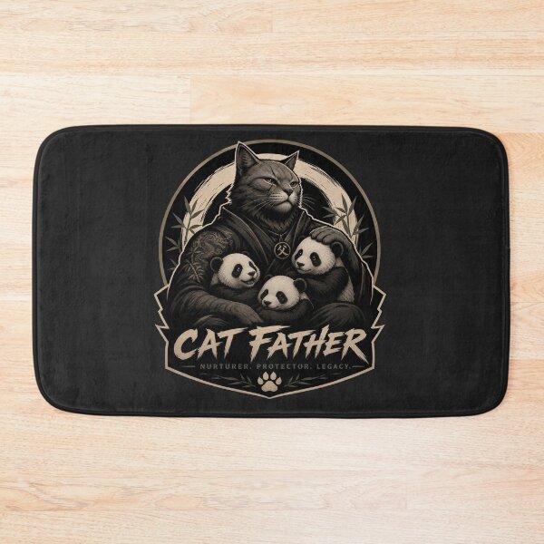 Item preview, panda/cat father designed and sold by @jon.