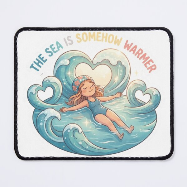 Item preview, The Sea Is Somehow Warmer Sticker designed and sold by Imaginarium of Chaos falcon88 .