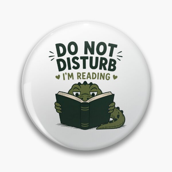 Item preview, Alligator Reading Do Not Disturb I'm Reading Funny Book Lover designed and sold by AMICO77.